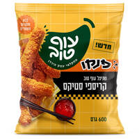 שניצל קריספי סטיקס בציפוי פנקו עוף טוב 600 גרם