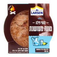 נתחי פילה טונה מעושנת במי מלח תומר 112 גרם