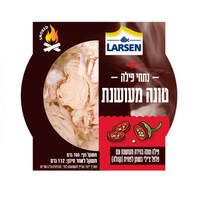 נתחי פילה טונה מעושנת עם פלפל צ'ילי בשמן קנולה תומר 112 גרם