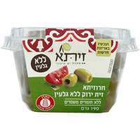 חרוזית זיתים ירוקים ללא גלעין זיתא 190 גרם