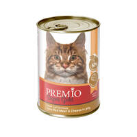 מזון לחתולים טונה אדומה גבינה בג'לי פרמיו 400 גרם