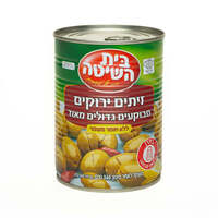 זיתים ירוקים גדולים מאוד בית השיטה 340 גרם