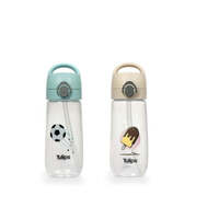 בקבוק שתיה רב פעמי לילדים עם קשית סיליקון 500 מ