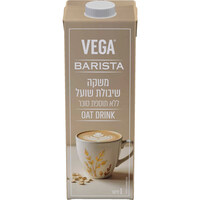 משקה שיבולת שועל בריסטה ללא תוספת סוכר וגה 1 ליטר