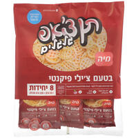חטיף תפוחי אדמה פריך תן צ'אפ גלגלים בטעם צ'ילי מיה 8 * 15 גרם