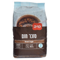 סוכר חום בשקית מיה 1 קילו
