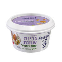 תחליף גבינה בסגנון גבינת שמנת שום שמיר 24% פילגד 170 גרם