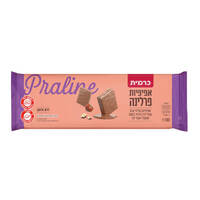 אפיפיות פרלינה במילוי קרם אגוזי לוז בציפוי בטעם שוקולד אגוזי לוז כרמית 130 גרם