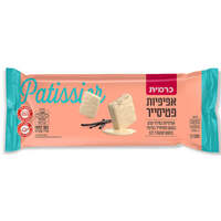 אפיפיות פטיסייר במילוי קרם בטעם פטיסייר בציפוי בטעם שוקולד לבן כרמית 130 גרם