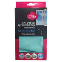 מטלית מיקרופייבר לניקוי והברקת חלונות עלמה יחידה