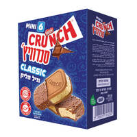 מעדן קפוא בטעם גלידת וניל פליק סנדוויץ' קראנץ' 6 * 51 גרם