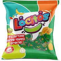סוכריות ג'לי בטעמי פירות טרופיים לוקיטוס 300 גרם