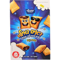 דגנים במילוי קרם אגוזי לוז וקקאו בטעם נוגט יוחננוף 686 גרם