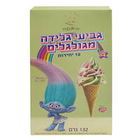 גביעי גלידה מגולגלים טרולים האופה 12 * 11 גרם