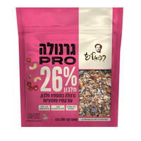 גרנולה פרו 26% חלבון עם קשיו וחמוציות רפאל'ס 280 גרם