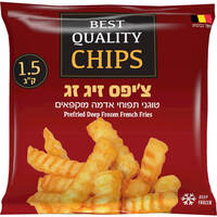צ'יפס זיגזג בלגי בסט צ'יפס בסט מייסטר 1.5 קילו