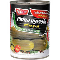 מלפפונים בחומץ 7-9 גדולים יוחננוף 560 גרם
