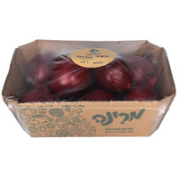 בצל יבש אדום פרימיום ארוז מרינה 1 קילו