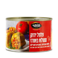 פלפל ירוק ממולא באורז ברוטב עגבניות תומר 400 גרם