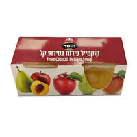 קוקטייל פירות בסירופ קל תומר 4 * 65 גרם
