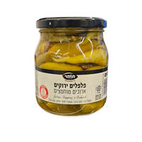 פלפלים ירוקים ארוכים מוחמצים תומר 500 גרם