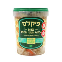 מיקס ירקות כבושים חמוץ מתוק בסגנון סיני פיקלס סלטי שמיר 1 קילו
