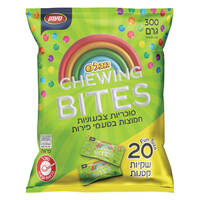 סוכריות צבעוניות חמוצות בטעמי פירות קנדי בייטס גוגלס 20 * 15 גרם