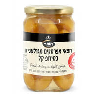 חצאי אפרסק מגולענים בסירופ קל תומר 365 גרם