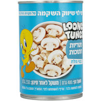 שימורי פטריות חתוכות במי מלח לוני טונס רמי לוי 230 גרם