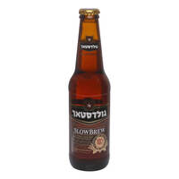 בירה לאגר כהה חזקה במיוחד 10% בבקבוק סלאו ברו גולדסטאר 330 מ