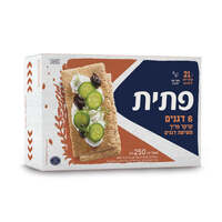 פתית קרקר פריך 6 דגנים תלמה 2 * 125 גרם