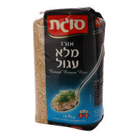 אורז מלא עגול סוגת 1 קילו