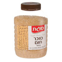 סוכר חום בהיר בצנצנת סוגת 1 קילו