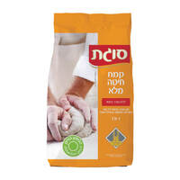 קמח חיטה מלאה ללא צורך בניפוי סוגת 1 קילו