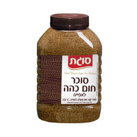 סוכר חום כהה לאפייה בצנצנת סוגת 1 קילו
