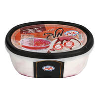 גלידה חלבית בשומן צמחי בטעם מלבי חגיגה גלידות פלדמן 1.8 ליטר