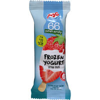 שלגון יוגורט וסורבה תות שדה פרוזן יוגורט גלידות פלדמן 70 גרם