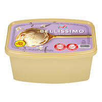 גלידה בטעם וניל צרפתי בליסימו גלידות פלדמן 850 מ