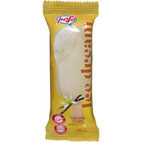 שלגון שמנת בטעם וניל בציפוי שוקולד לבן אייס דרים גלידות פלדמן 65 גרם