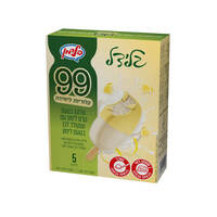 שלגון בטעם קרם לימון עם שוקולד לבן בטעם לימון גלידל 5 * 40 גרם