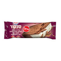 גלידה פרווה בשומן צמחי בטעם שוקו וניל סנקור גלידות פלדמן 70 גרם