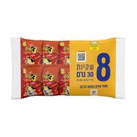 חטיף תירס צ'יטוס קראנץ' גבינה עלית 8 * 30 גרם