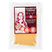 גבינת צ'דר אנגלית כתומה פרוס הגבינות של נני 200 גרם