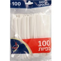 כפיות חד פעמיות לפיד 100 יחידות