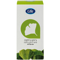 מיצוי ג'ינקו בילובה לייף 60 טבליות