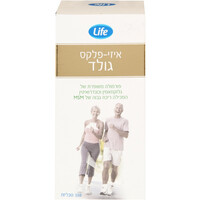 איזי פלקס גולד פורמולה משופרת של גלוקוזאמין וכונדרואיטין לייף 110 טבליות