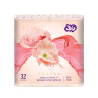 נייר טואלט דו שכבתי פסטל טאצ' 32 גלילים