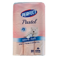 נייר טואלט דו שכבתי צבע אפרסק פרפקט 30 גלילים