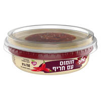 חומוס בתוספת חריף נשנוש אחלה 150 גרם