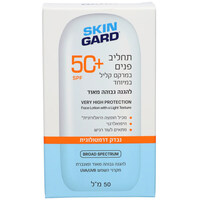 תחליב פנים במרקם קליל להגנה מהשמש אס פי אף 50 + סקין גארד 50 מ